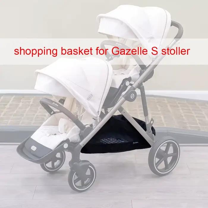 Panier de courses pour poussette, sac de rangement pour Buggy Cybex Gazelle S, capacité de garage, a