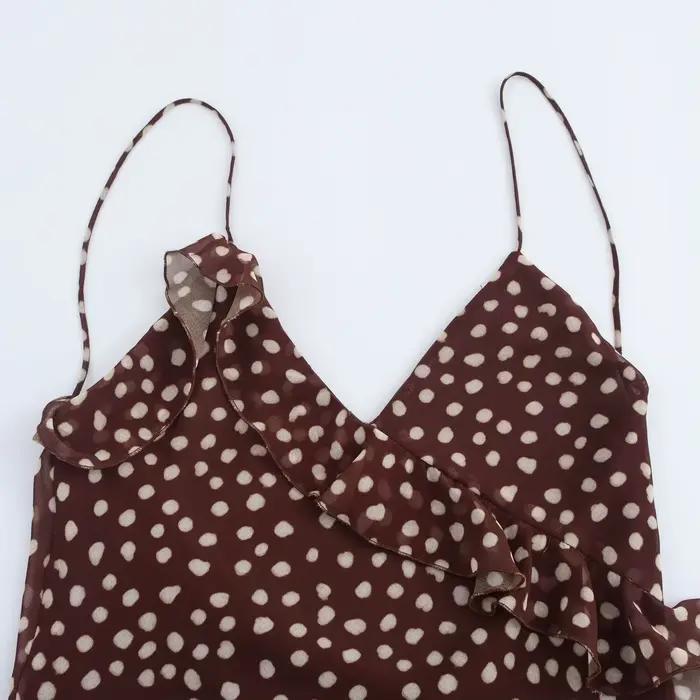 Robe à bretelles sans manches pour femmes, vêtements de Style européen et américain, à la mode, Simp