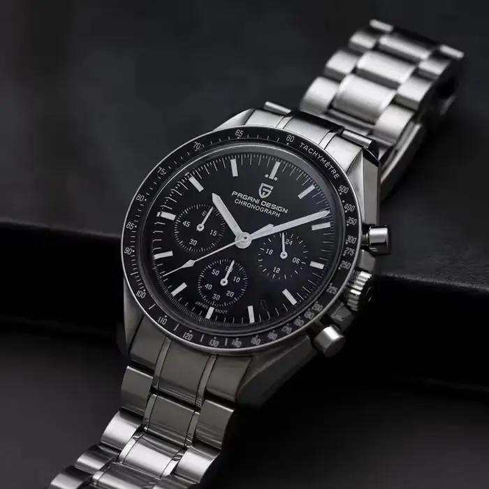 Montre pour homme PAGANI DESIGN 500, chronographe sportif à cadran circulaire, mouvement japonais, s