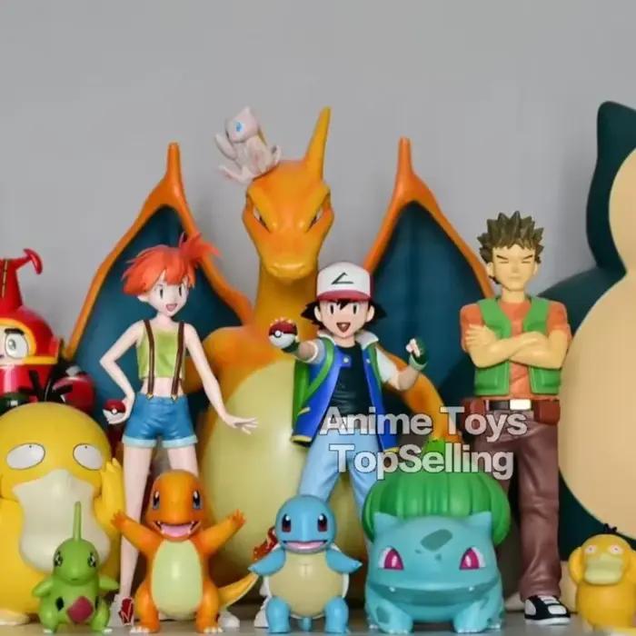 13 cm/5.1in Anime Pokemen Figure Ash Ketchum figurines d'action Pvc Collection modèle jouets pour en