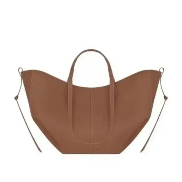 Sac à main de luxe en cuir de vachette pour femme – Grand sac fourre-tout, sac à bandoulière plissé