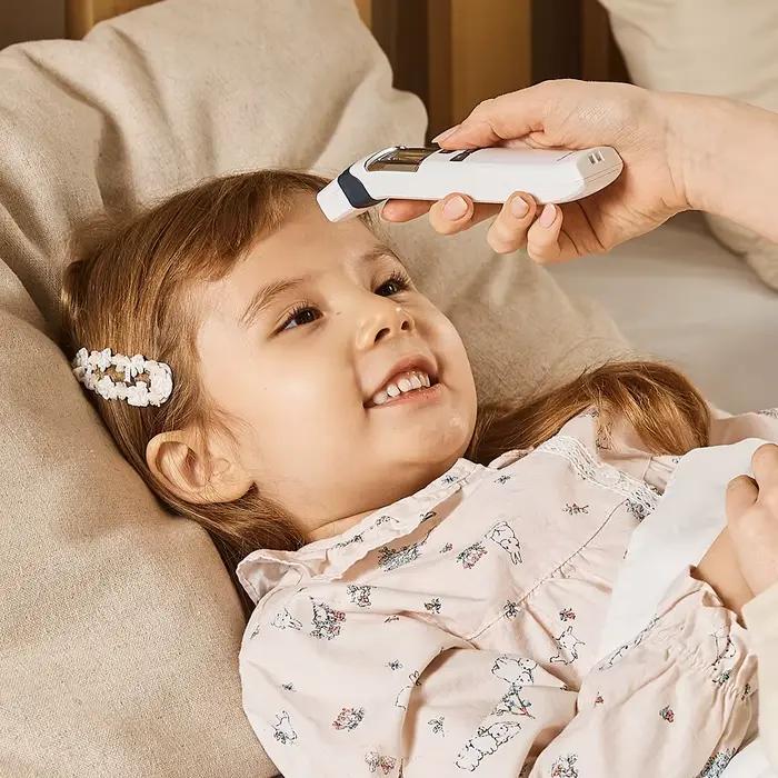 Thermomètre frontal sans contact bébé Hubbydik - Précision coréenne mesure température LED infrarouge