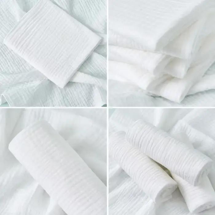 Couches en gaze de coton pour bébé, 8 pièces, pour nouveau-né, à langer, 43x45cm, lavables, réutilis