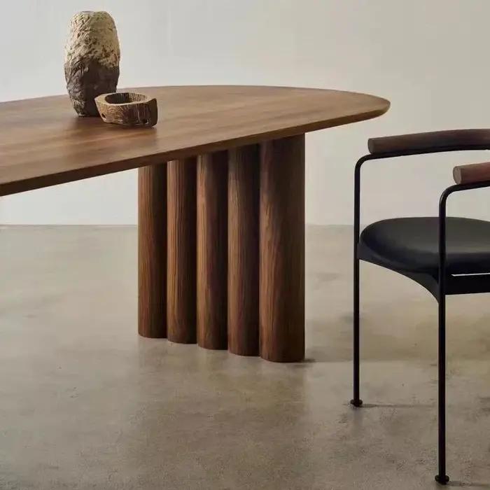 Tables à manger de Style italien rétro simple, design de Restaurant, Table de cuisine d'île moderne