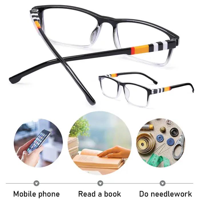 Lunettes de lecture anti-lumière bleue unisexes, lunettes de protection des yeux ultra-légères, lune