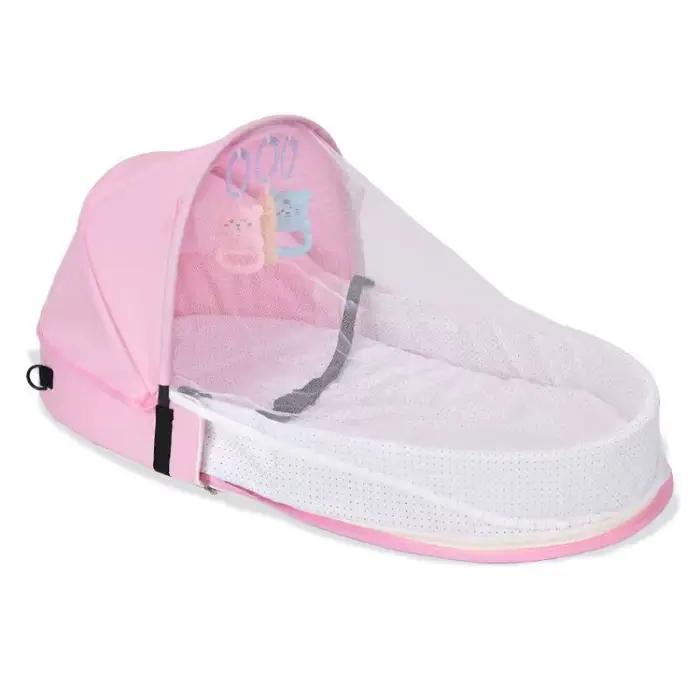 Berceau anti-pression pour bébé, pliable et portable, isolation pour nouveau-né, lit de voyage facil