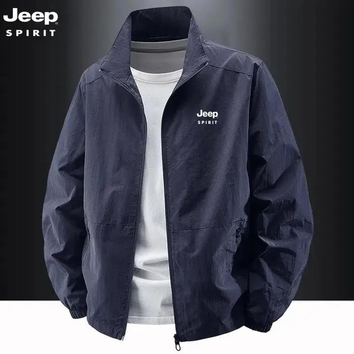 Veste à col montant JEEP Spirit, vêtements de travail décontractés pour le printemps et l'automne, t