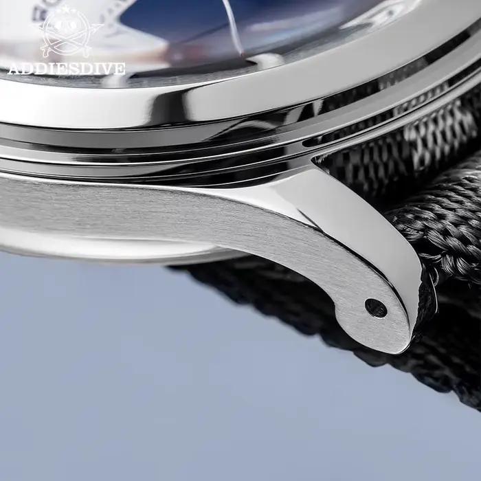 ADDIESDIVE Top marque homme montre BGW9 Super lumineux 10Bar étanche bulle miroir verre VK64 chronog