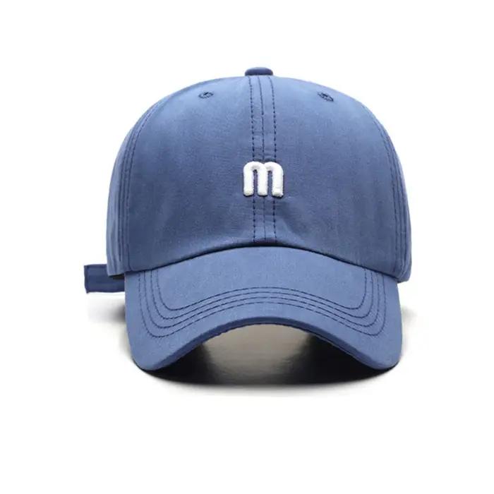 Casquette de Baseball 100% coton pour hommes et femmes, lettres brodées, chapeau à rabat, casquette