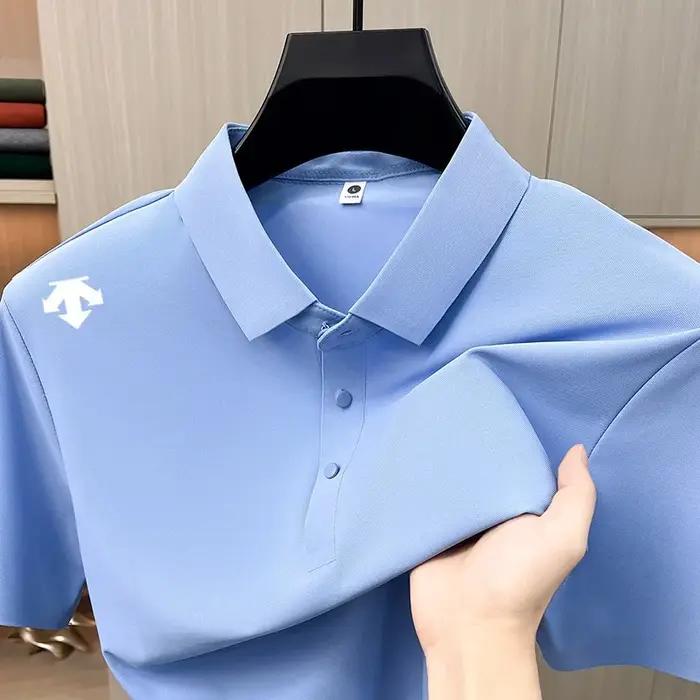 Nouveau Polo Urbain de Luxe pour Homme – T-shirt à Revers Imprimé à Manches Courtes – Idéal pour le