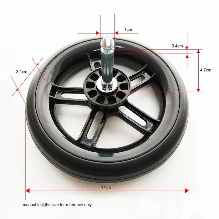 Roue avant ou arriere melio 17cm pour buggy cybex melio serie 2 3 carbon pro confortable et stabilise vos sorties familiales sur tous les terrains