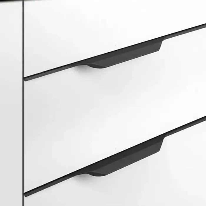 Poignee de porte cachee alu alliage design moderne cuisine armoire garde robe meubles quincaillerie deco intérieur unique