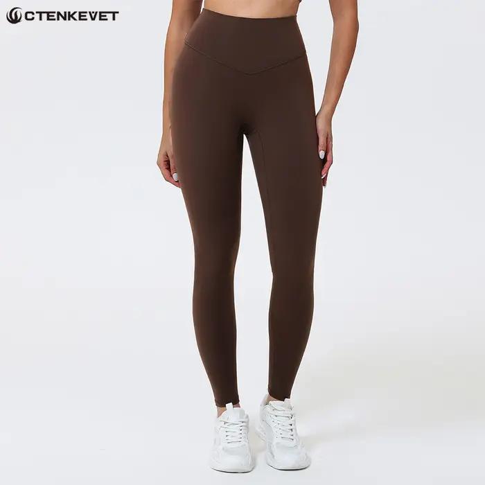 Nouveau Legging de Sport d'Été Taille Haute pour Femme, Pantalon de Gym, Legging de Course et d'Entr