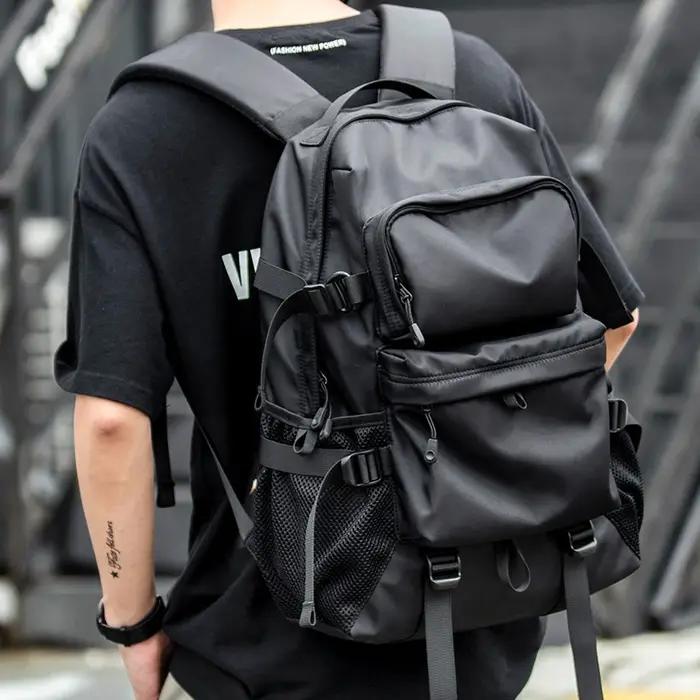 MOYYI léger décontracté sac à dos pour ordinateur portable pour hommes grand espace étanche voyage s