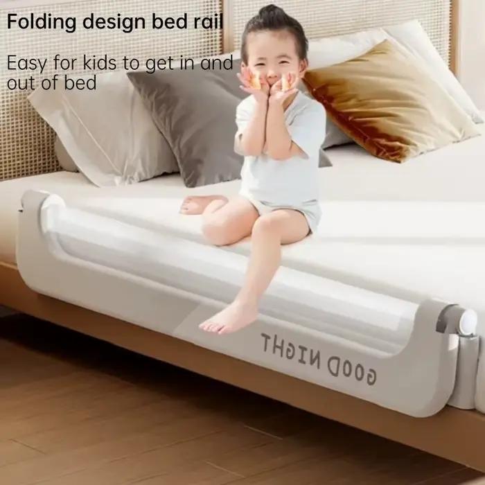 Barrière de lit IMBABY pour tout-petits, réglable et pliable, garde-corps de lit pour bébé, compatib