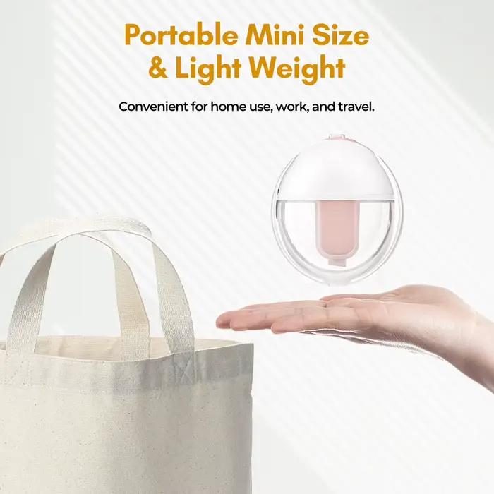 Tire-lait électrique portable mains libres, sans BPA, collecteur de lait d'allaitement