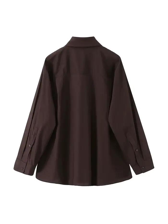 NLZGMSJ femme écharpe chemises 2025 automne élégant bureau dame ample Chic mince quotidien manches l