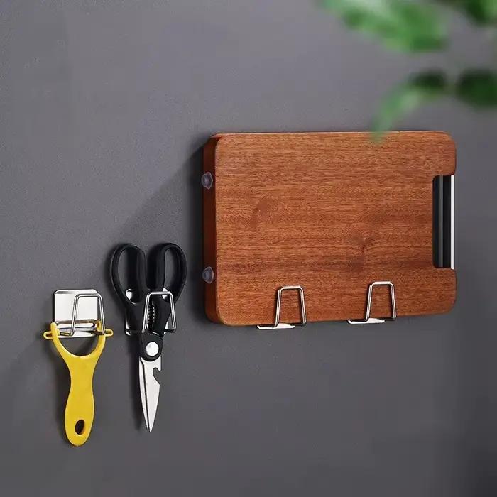 Porte-éponge en acier inoxydable élégant support pour éponge évier organisateur de rangement mural avec ventouse pour maintenir l'hygiène et l'ordre dans la cuisine