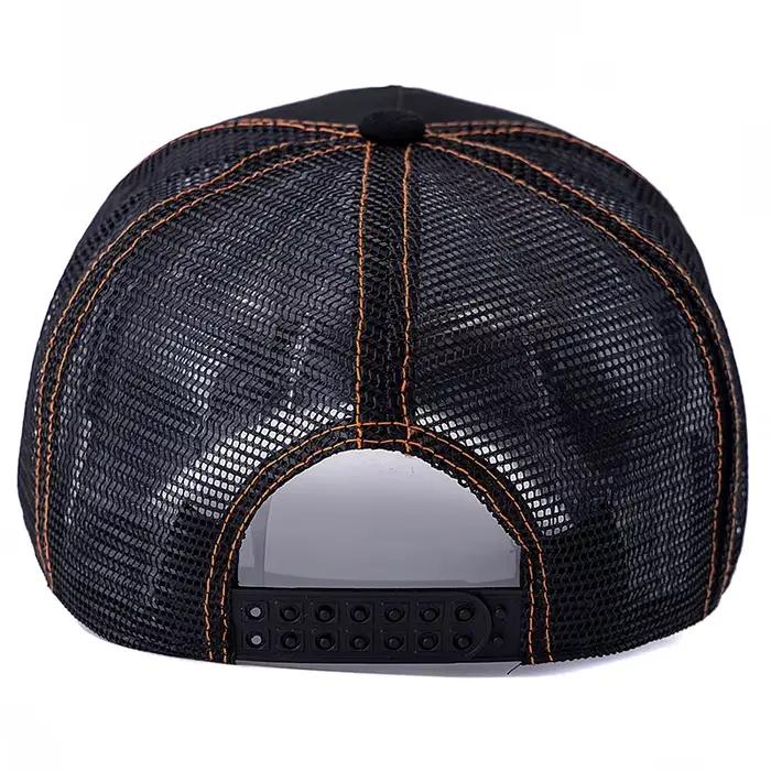Casquette de pêche d'été unisexe, chapeau de camionneur en maille respirante pour hommes et femmes,