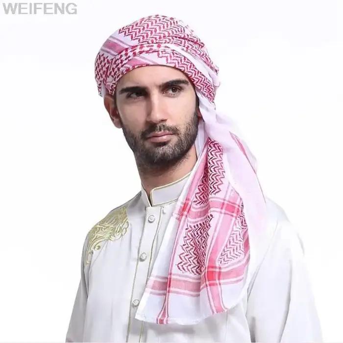 Foulard Shemagh Traditionnel Accessoire Islamique Polyvalent Pour Hommes Occasions Spéciales Protection Soleil Style Culturel