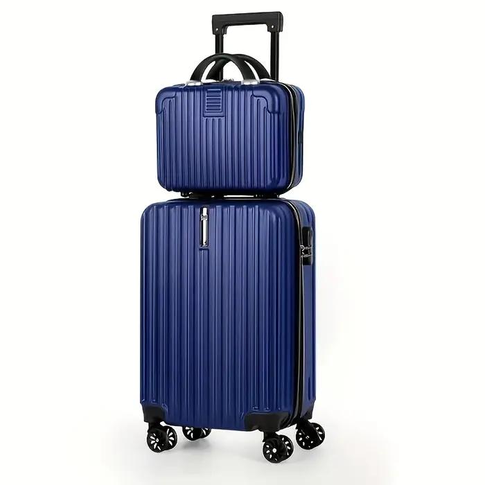 Ensemble de bagages 2 pièces comprenant un sac de voyage cabine, une valise de 20 pouces et un sac à