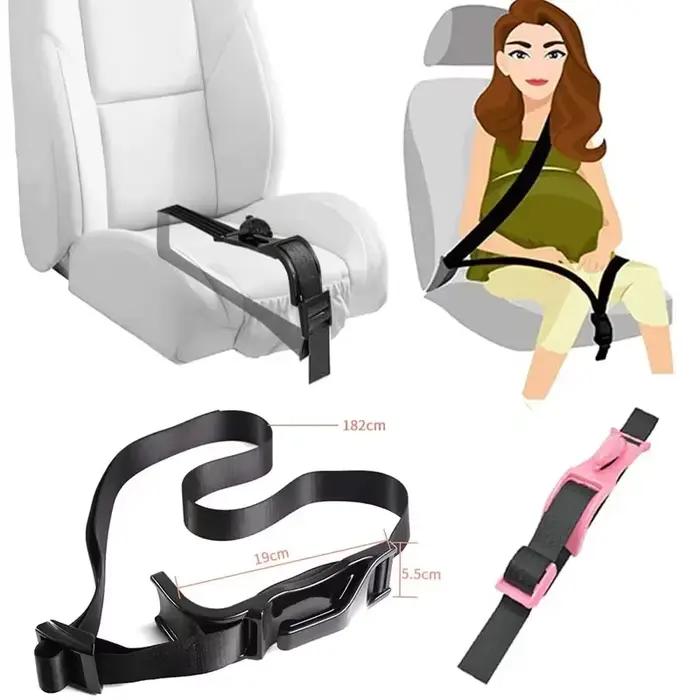 Ceinture de soutien du ventre de sécurité pour femmes enceintes protection bébé non né accessoire extension réglage pour déplacements voiture occasions spéciales