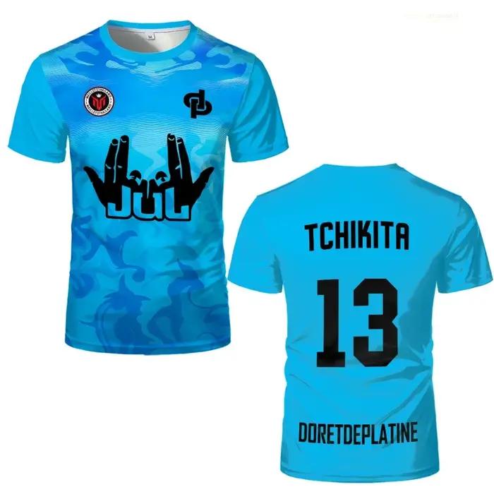 Nouveau Maillot d'été JUL Jersey Tchikita jeunesse respirant séchage rapide formation Football t-shi
