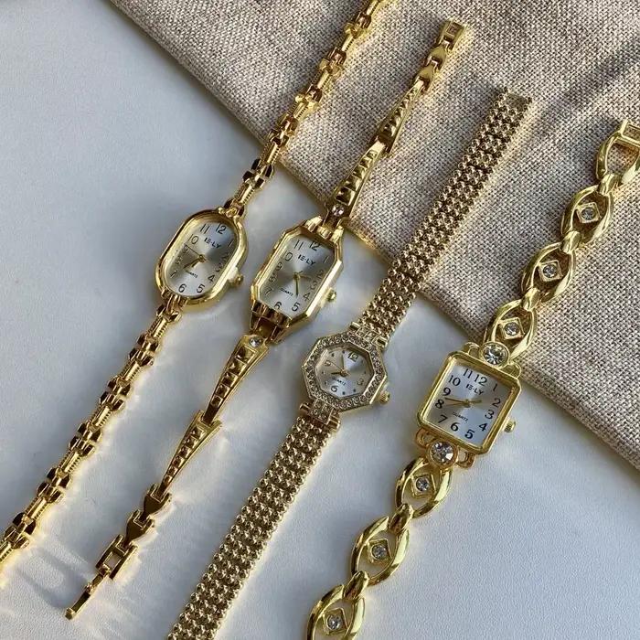 Femmes montres Top marque de luxe montres dames mode or Bracelet montre femme élégante horloge femme