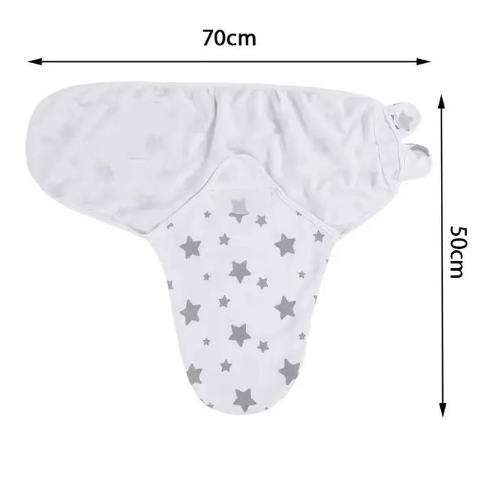 Ensemble de couverture et de chapeau pour bébé de 0 à 6 mois, en coton imprimé de dessin animé, emma