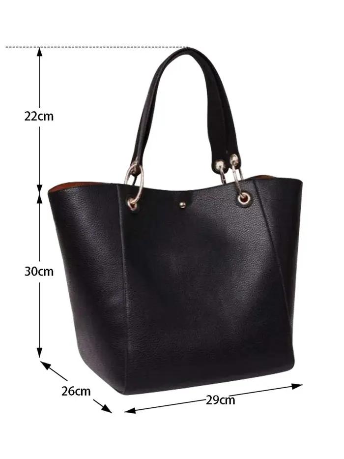 Pahajim sacs à main pour femmes grand sac fourre-tout en cuir PU sacs à main imperméables sac à band