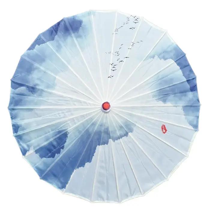 Injgrill-Parapluie japonais pour femmes, 82cm, sans fleurs, danse des prHub, décoratif, chinois, pap