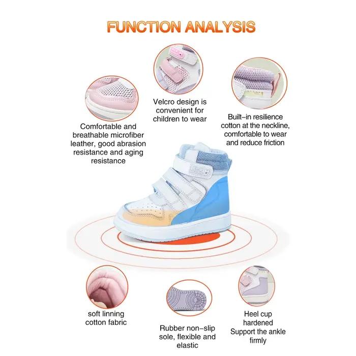 Baskets orthopédiques pour enfants, chaussures décontractées pour filles, sport, école, Tennis, bott