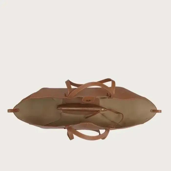 Sac à main de luxe en cuir de vachette pour femme – Grand sac fourre-tout, sac à bandoulière plissé