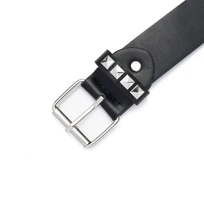 Ceinture cloutée punk pour hommes et femmes, ceinture décorative spéciale tendance et polyvalente in