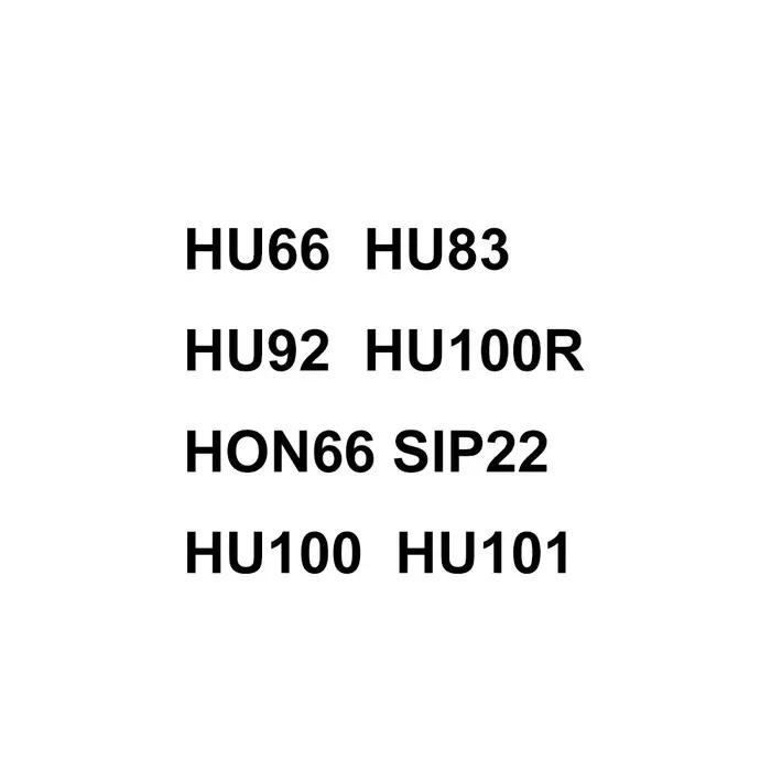 Lishi-Outils 2 en 1 HU56 HU58 HU64 HU66 HU71 HU83 HU87 HU92 HU100 HU100(10) HU101 HU100R HU134 HU136