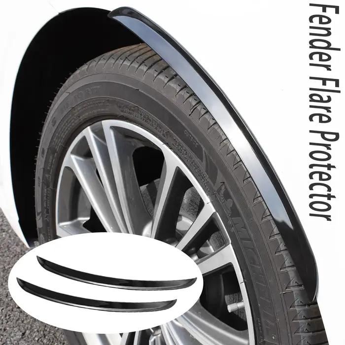 Kit universel noir pour carrosserie de camion et voiture, 4 pièces, garniture de moulage, garde-boue