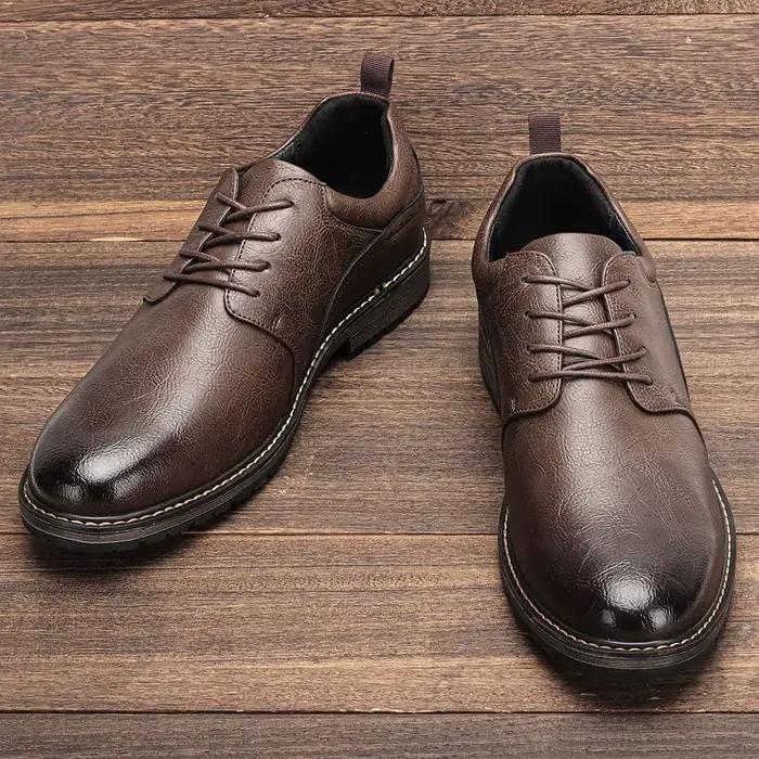 Hommes chaussures décontractées marque de mode confortable 2025 chaussures en cuir # KD826