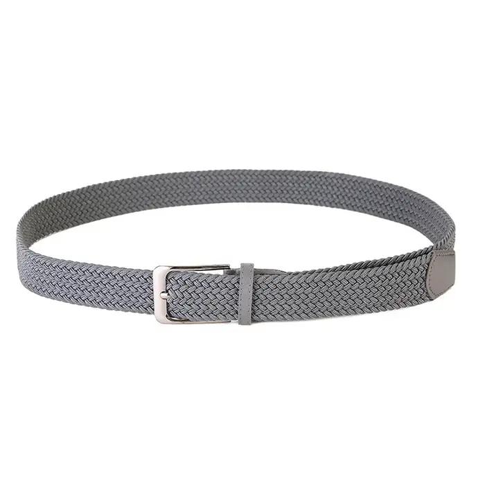 Ceinture tissée élastique grande taille 130 140 150cm, sangles de taille perforées décontractées pou