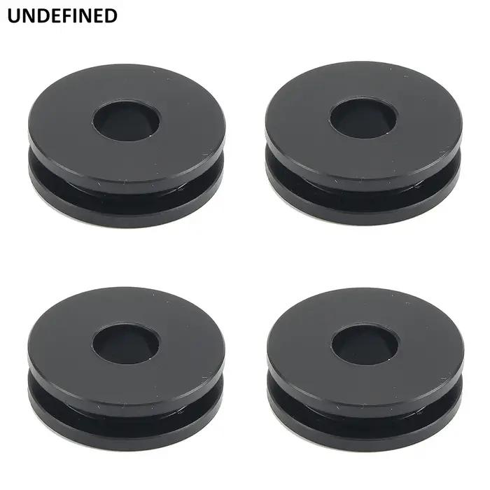 Oeillets de bague de montage de pare-brise, accessoires de moto en plastique POM noir pour Harley He