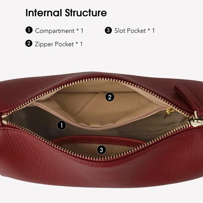 Donna-in Mini sac à bandoulière en cuir sac à main Style Hobo sac à bandoulière à la mode pour femme
