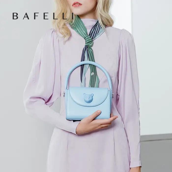 ORIGINAL BAFELLI sac femmes 2025 nouveaux petits sacs à main en cuir marque de mode de luxe bandouli