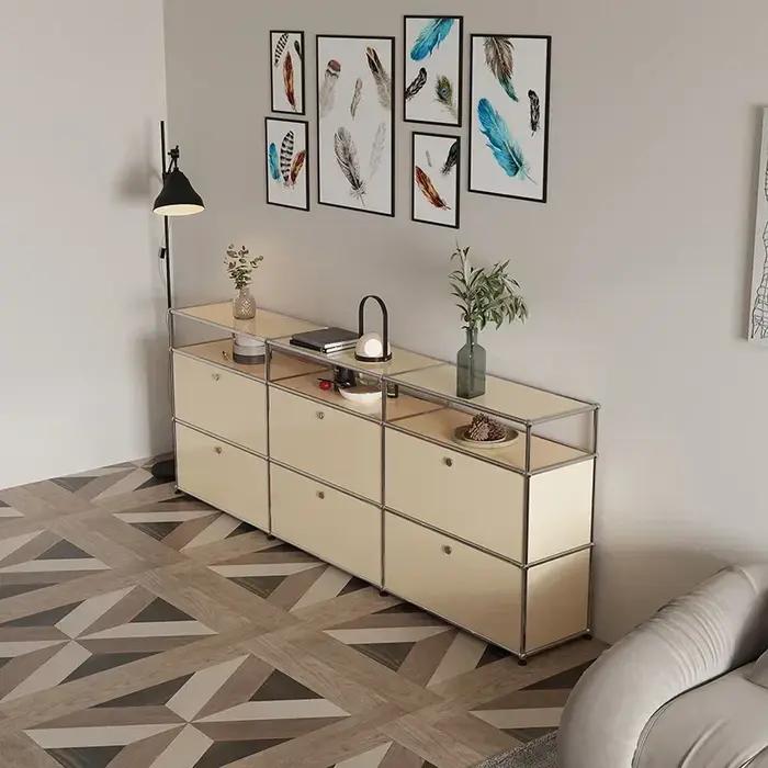Module combiné buffets armoire tiroir armoires de salon commode latérale couloir rangement meuble TV