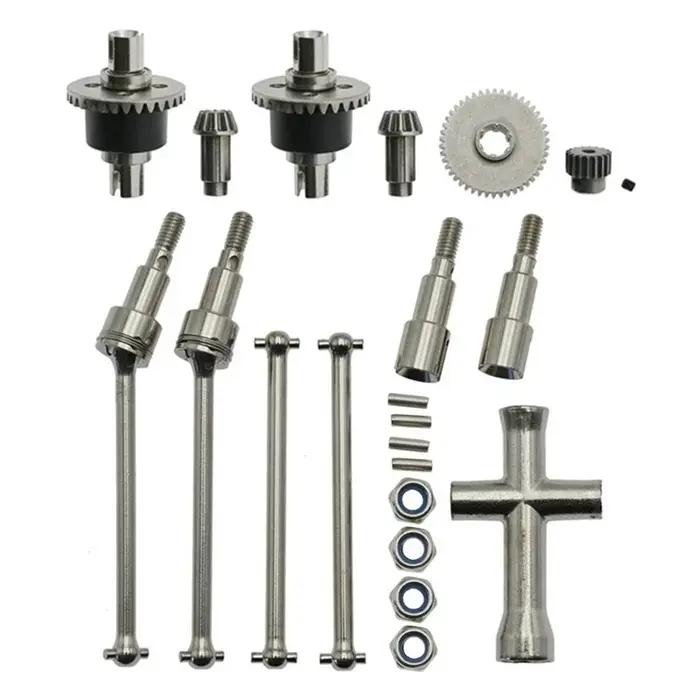 SCY 16101 PRO 16102 PRO 16103 PRO RC voiture pièces de mise à niveau en métal sans brosse pièces de