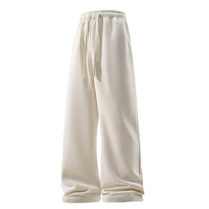 Pantalon à jambes larges pour hommes, mode décontractée, respirant, survêtement polyvalent, élastiqu