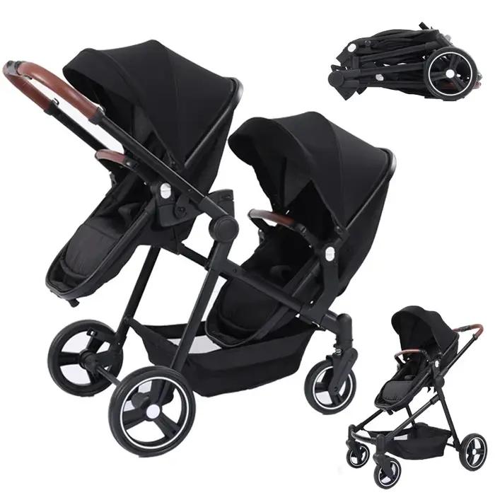 Poussette pliable multifonction livraison Europe - Transformable en vélo léger pour bébé