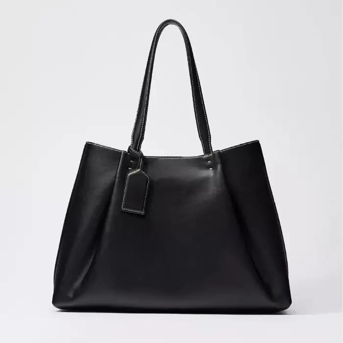 CLIP TOTE BAG, design de sac à main de luxe à la mode pour femmes, sac à bandoulière simple et contr