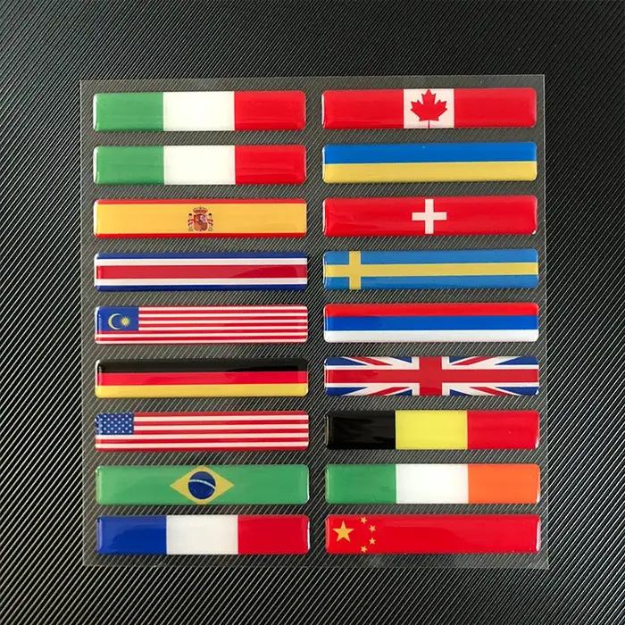 Autocollant drapeau National réfléchissant 3D, accessoires de moto, autocollant de voiture, britanni