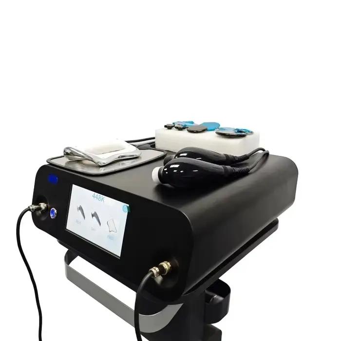 448Khz INDIBA Tecar CET RET soulagement de la douleur Machine de physiothérapie diathermie corps faç