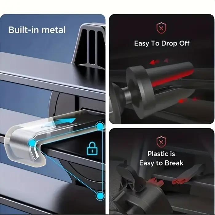 Support de téléphone portable pour voiture réinitialisation de ventilation convient aux smartphones gps et cellules mobiles 4.7 6.7 pouces occasions spéciales pour femmes hommes