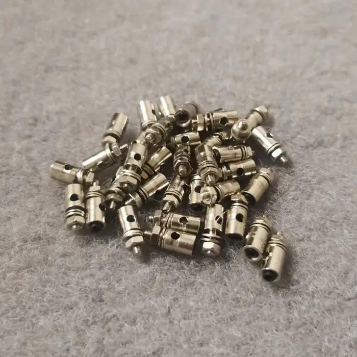 Connecteurs de tige de poussée, bouchons de liaison D1.3/1.8/2.1/3.1mm, pièces de rechange pour modè